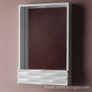 Bathroom Mirror with 20-inch Width, Vertically Wall-mounted